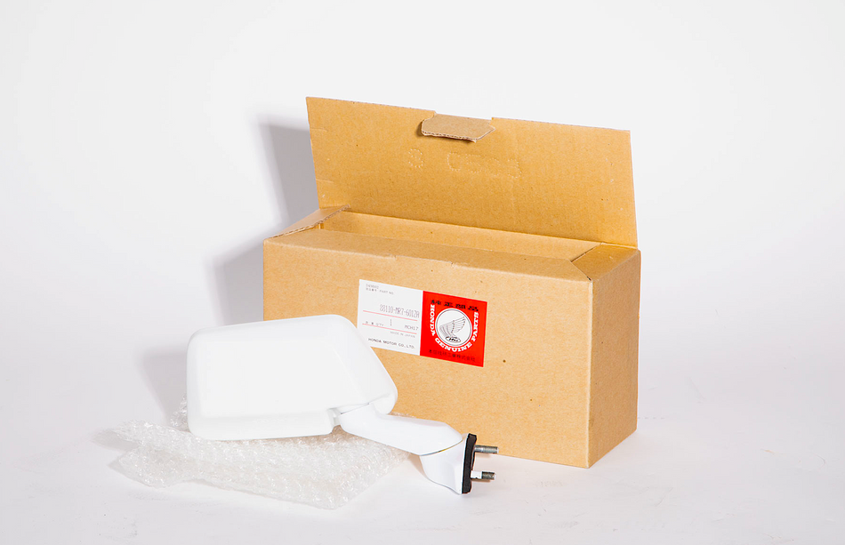 Honda VFR750R RC30 (1987-1990) Mirror, Right-Side. NOS (OEM) #88110-MR7-601ZA