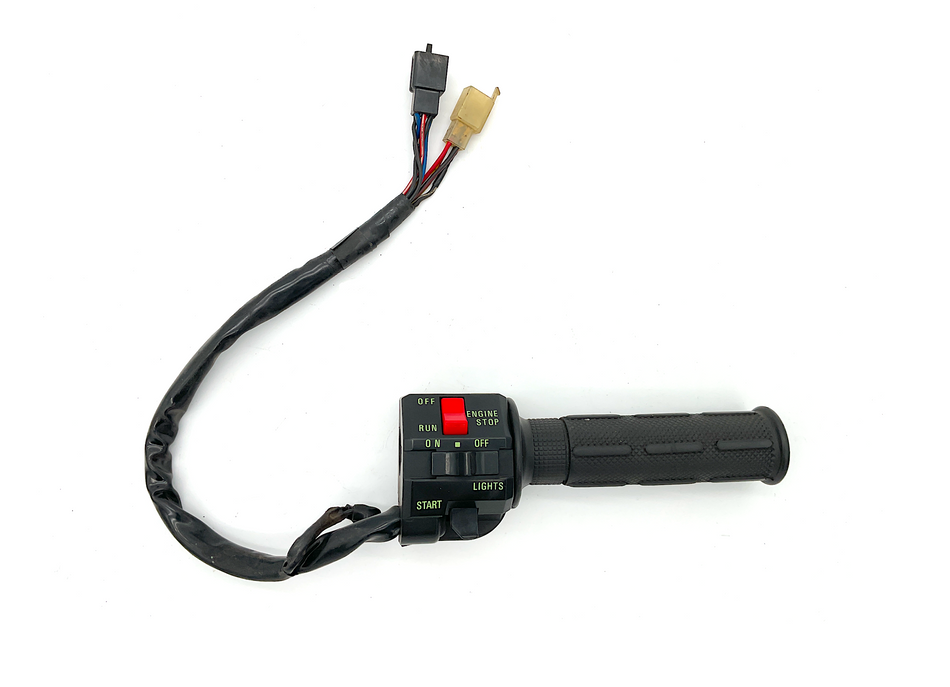 Kawasaki ZX750R, ZX-7, ZX-7R - Throttle w/ RH Control Switches, JDM Model. (OEM) #46091-1439(2)