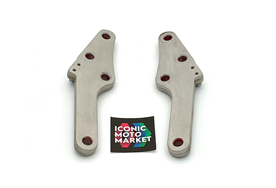 Yamaha YZF-R7 OW-02 (1999) Front Brake Caliper Brackets (OEM) #5FL-2334G-00
