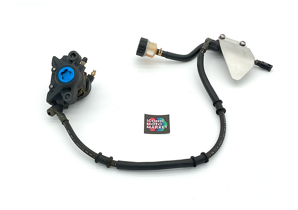 Yamaha YZF-R7 OW-02 (1999) Rear Brake Caliper w/ Master Cyl. & Res. (OEM) #5FL-2580W-00(3)