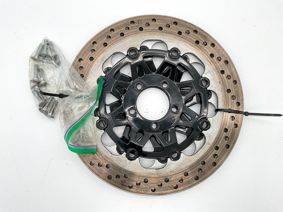 Kawasaki ZX-7, ZX-7R (1991-1992) Brake Disc Rotors Set, 320mm. (OEM) #41080-1306-CM