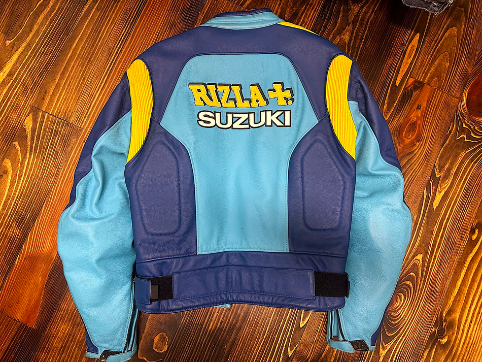 Dainese Special Edition Suzuki Rizla Leather Jacket (Size 52) #DAI_IMMCG
