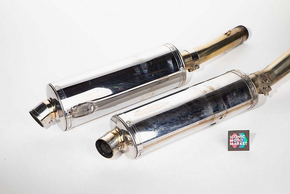 Aprilia Tuono, RSV - Delkevic Exhaust Silencers LH/RH (OEM) #AP8119837 / 838