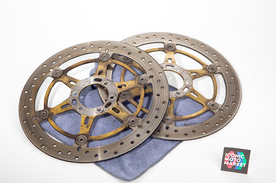 Aprilia Tuono, Shiver, RS125 - Front Brake Disc Rotors Set. (OEM) #AP8133781