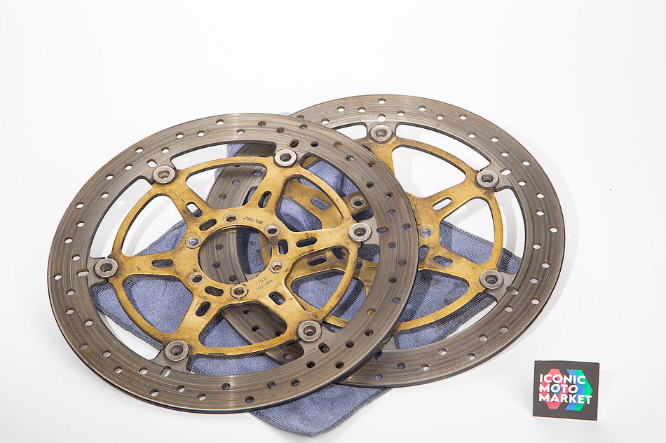 Aprilia Tuono, Shiver, RS125 - Front Brake Disc Rotors Set. (OEM) #AP8133781