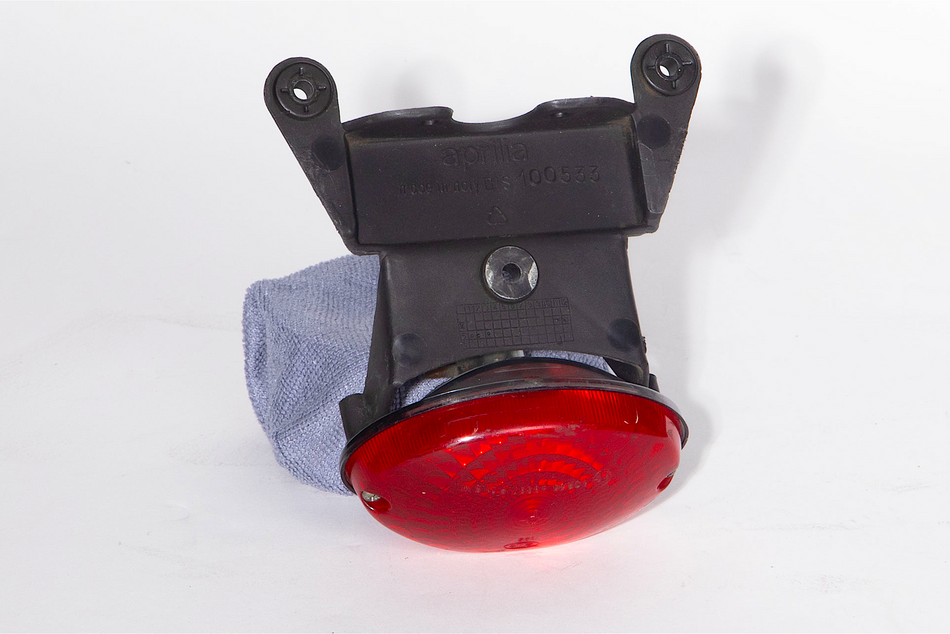 Aprilia RS250, RS125, RS125, RS50 - Tail-Light w/ Bulb, MK II. (OEM) #AP8124492