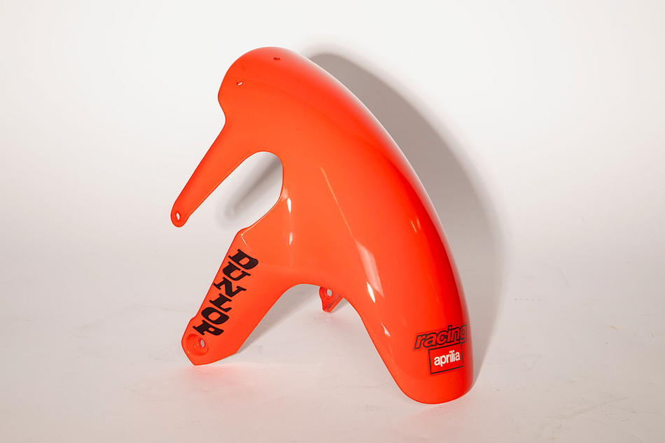 Aprilia RS250 (1998-2002) Front Fender MKII, Flo-Red. (OEM) #AP8126662