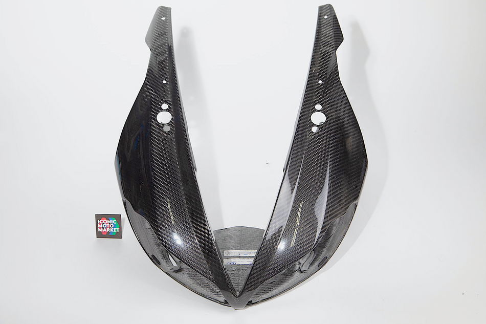 Triumph Daytona 765 LE (2020) Front Upper Cowl, Carbon Fiber. (OEM) #TD765LE_CFFR
