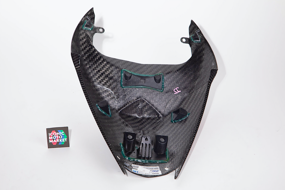 Triumph Daytona 765 LE (2020) Seat Cowl, Carbon Fiber Tail Cover. (OEM) #T2310435