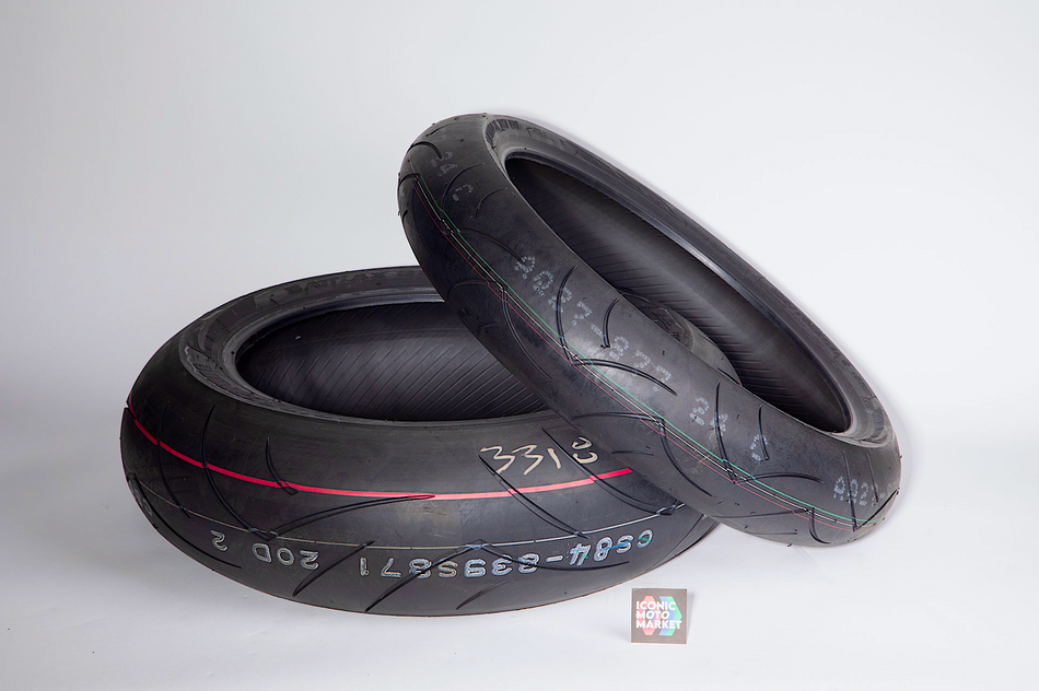 Ducati Desmosedici RR (2008) Bridgestone Battlax, FR/RR Tires. (OEM) #BRIG_BATLSET