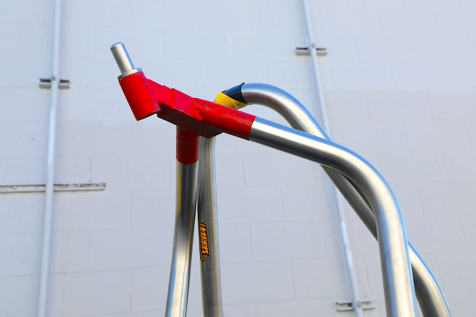 Harris Performance - Front Race Stand, Stainless Steel. #HARR_RS1