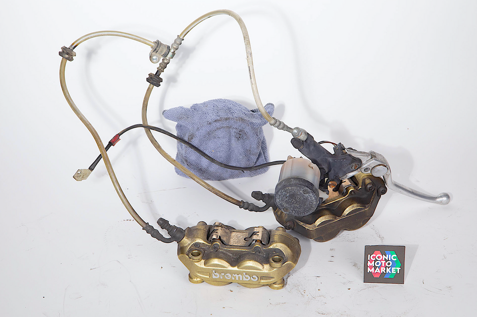 Aprilia RSV1000 Tuono (2006-2009) Brembo Gold Brake Caliper Assy. (OEM) #AP8133881