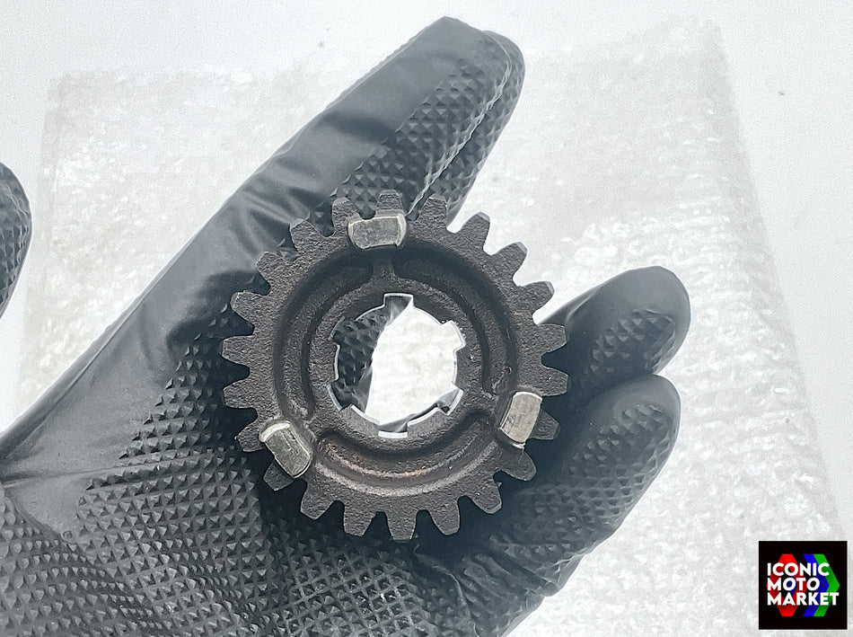 Suzuki RG500 (1985-1987) Gear, 6th Driven - 22T. (OEM) #24361-21A00