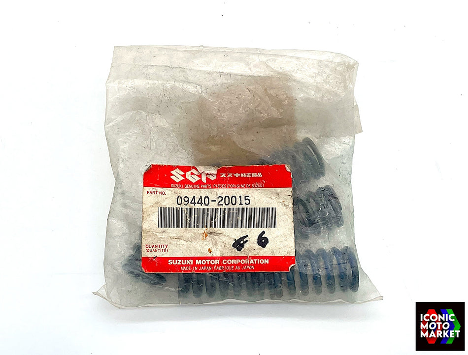Suzuki RG500, DR600 - Clutch Springs, 6 Pack. NOS (OEM) #09440-20015