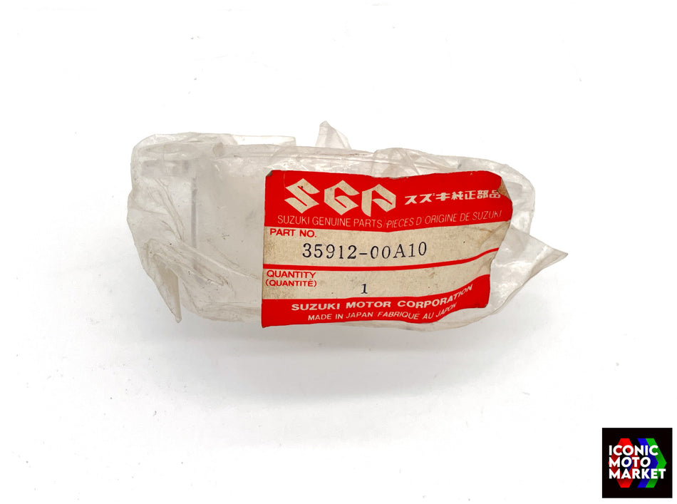 Suzuki RG500, GSX-R1100, GSX-R750, GSX600F Katana - Lens, Lic. Lamp Cover. NOS (OEM) #35912-00A10