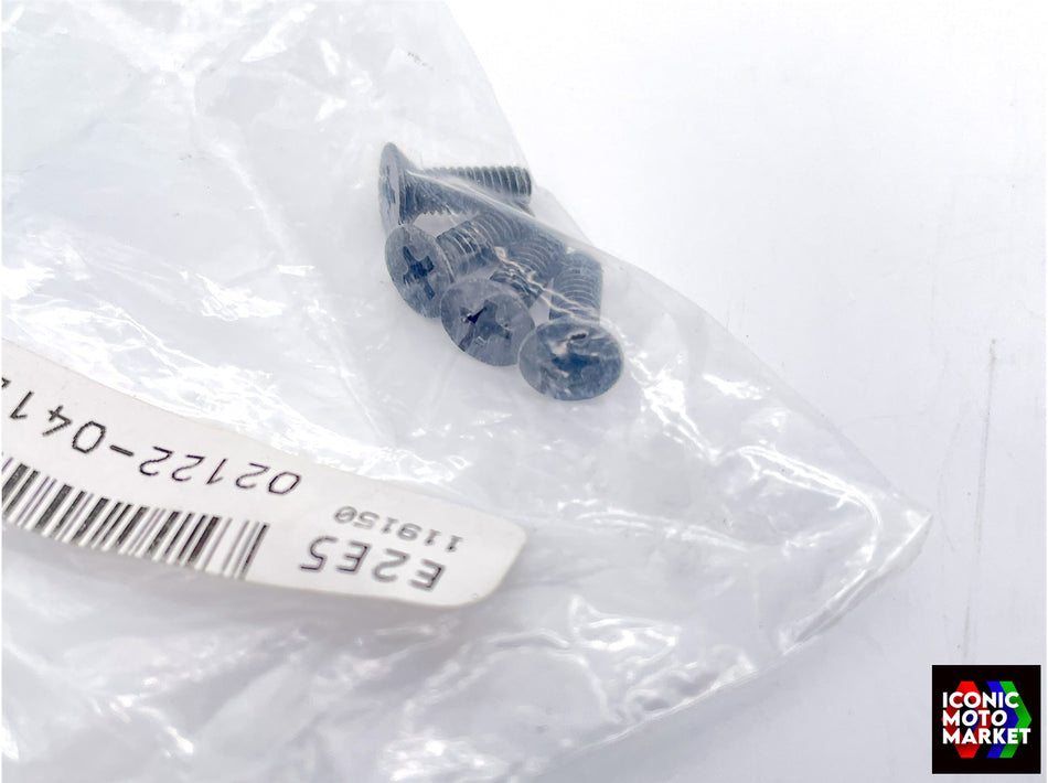 Suzuki DR200SE (2006-2009, 2013) Screws, Front Master Cyl. 4-Pack. NOS (OEM) #02122-0412B