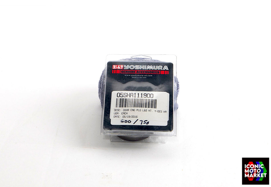 Suzuki GSX-R750/600, GSX-R1000 - Yoshimura Engine Plug Kit. NOS (OEM) #05SHA111900