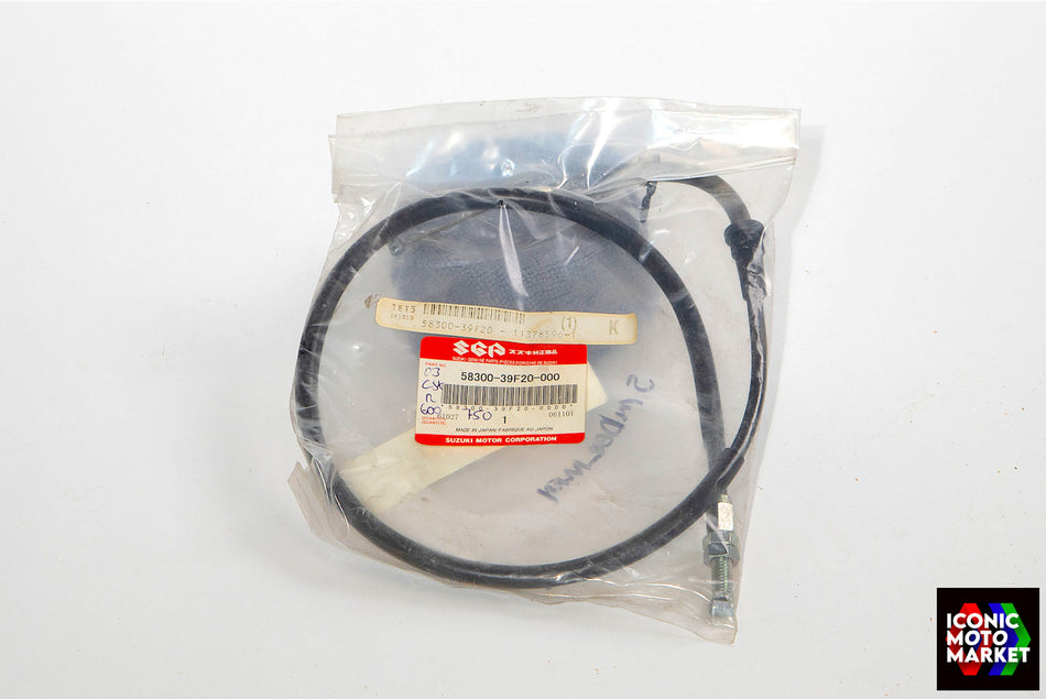 Suzuki GSX-R600 (2001-2003) Throttle Cable. NOS (OEM) #58300-39F20-000