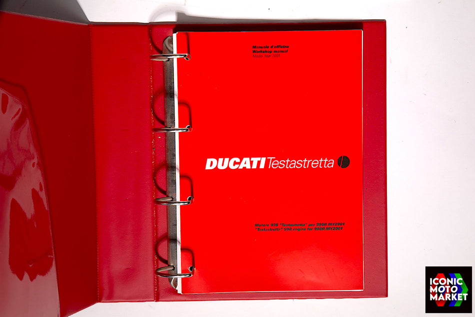 Ducati Testastretta 996R (2001) Service Manual. (OEM) #DUC_TEST01-MAN