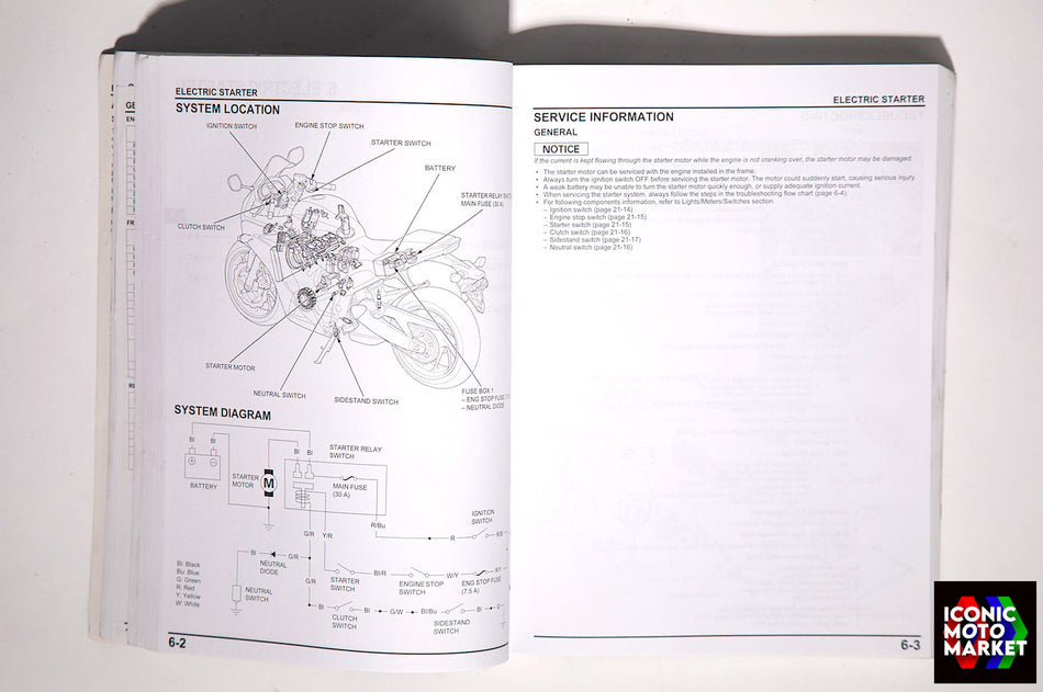 Honda CBR650F/FA (2014-2016) Factory Service Manual. (OEM) #61MJE01