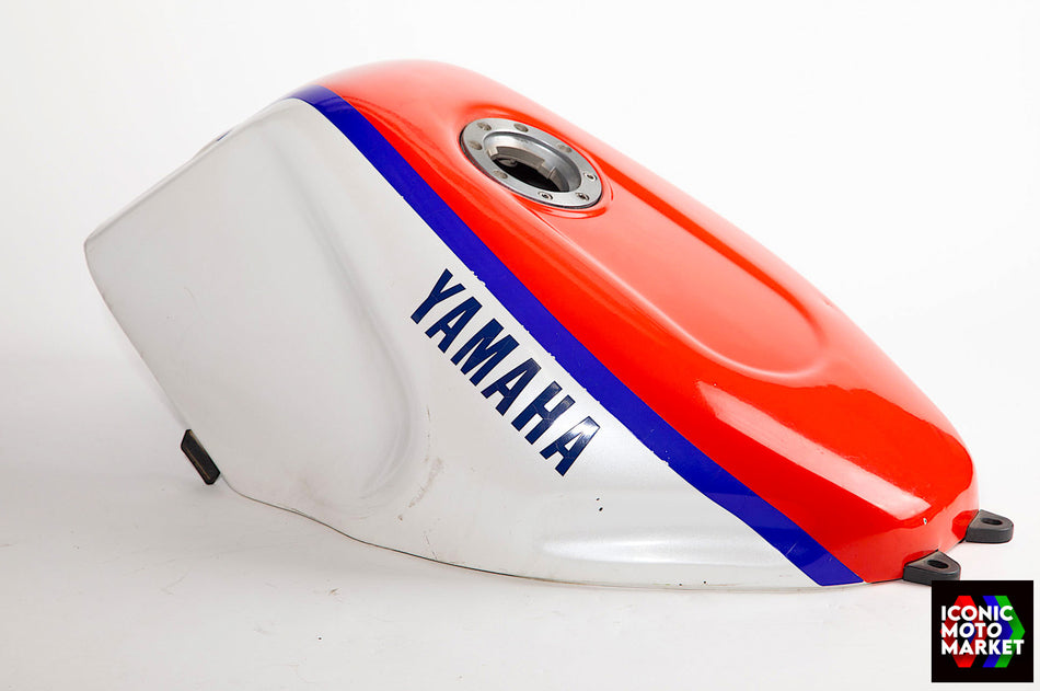 Yamaha FZR400 (1988) Fuel Tank Cover, Red/Blue/White. (OEM) #YAM_FZR4-1