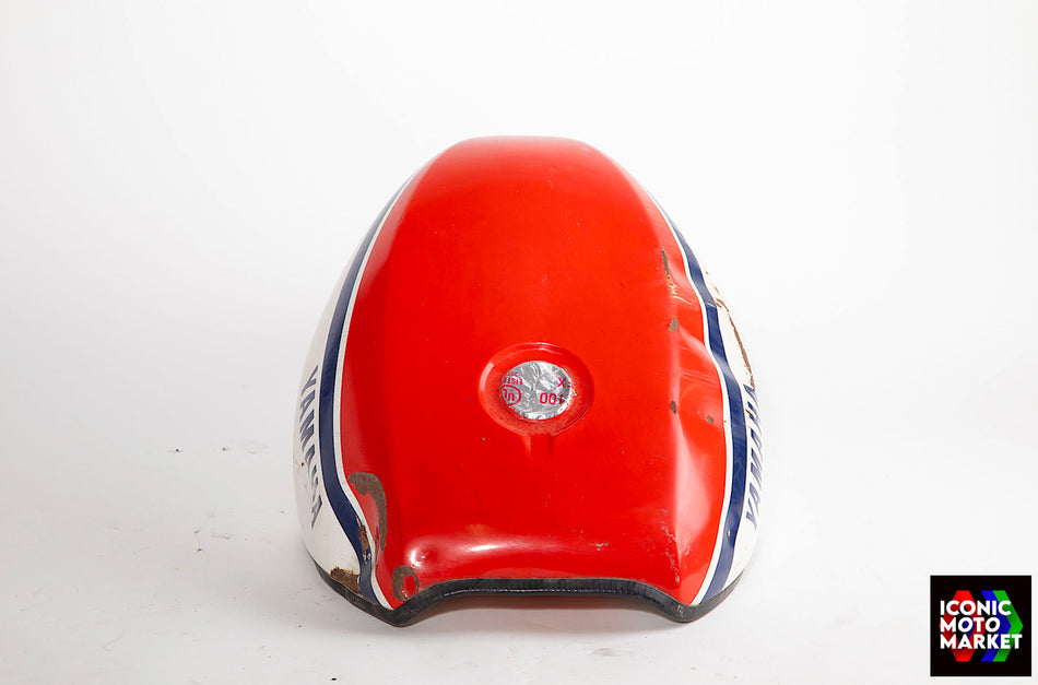 Yamaha RZV500R (1985) Fuel Tank, White/Red/Blue. (OEM) #1GE241100001