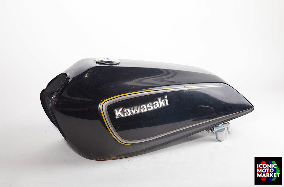 Kawasaki KR650SR (1978-1981) Fuel Tank, Black. (OEM) #51001-5029-A5