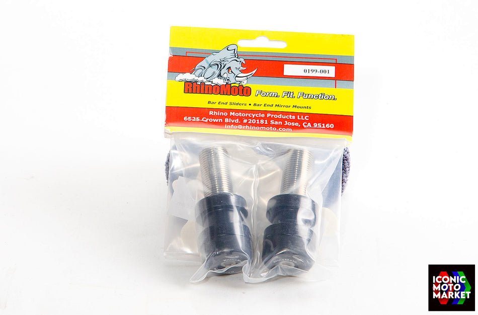 Ducati 1199/1299/959/899 Panigale - Bar End Mirror Mounts, RhinoMoto. New. #0199-001