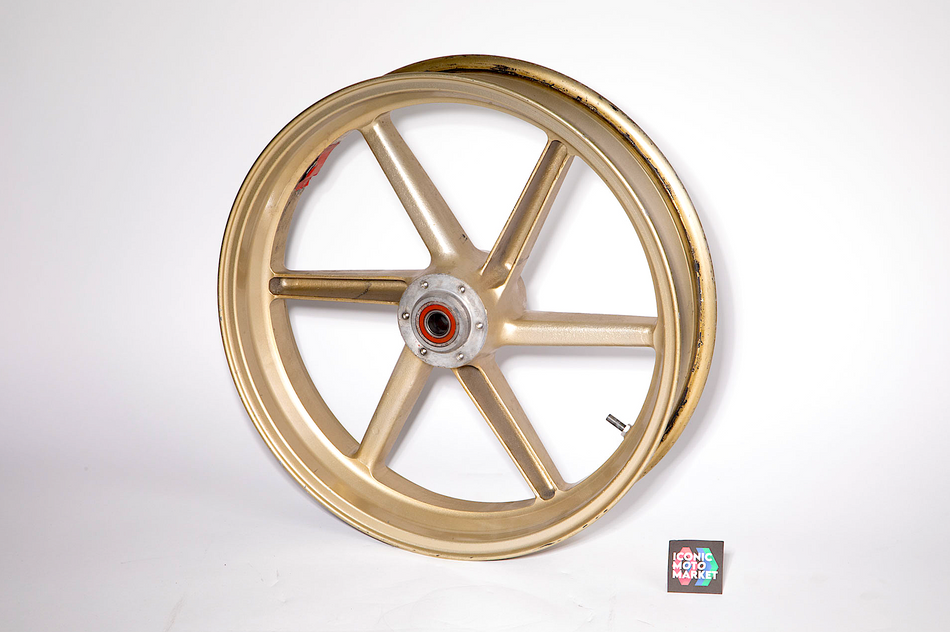 Honda VFR750R RC30 (1987-1990) HRC Front Wheel, 3.75 x 17". Magnesium. (OEM) #42650-MR7-305ZA