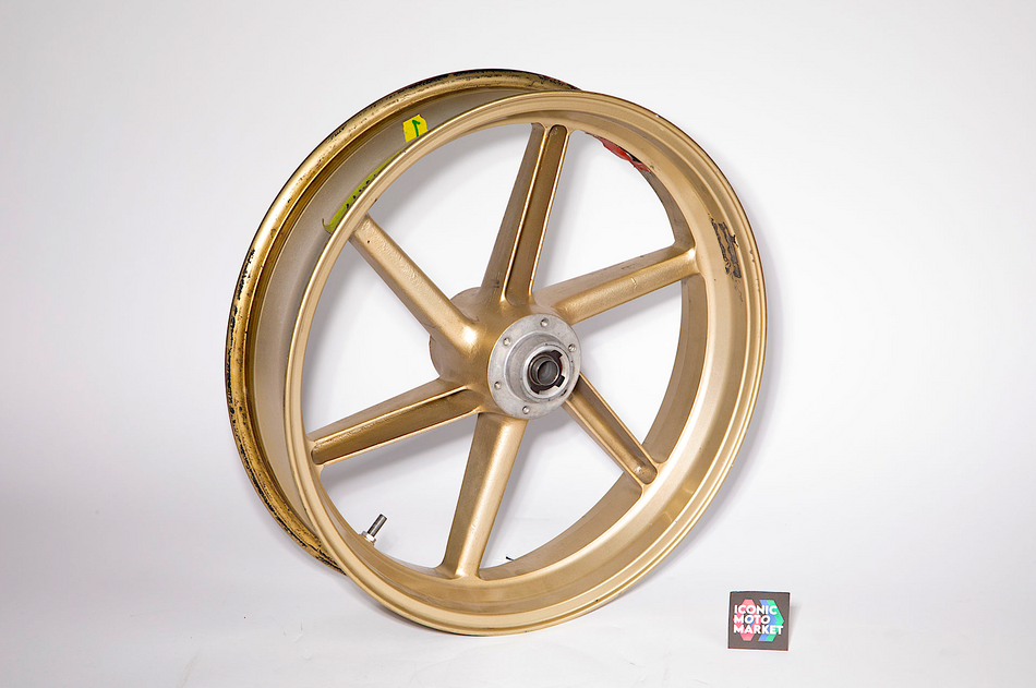 Honda VFR750R RC30 (1987-1990) HRC Front Wheel, 3.75 x 17". Magnesium. (OEM) #42650-MR7-305ZA