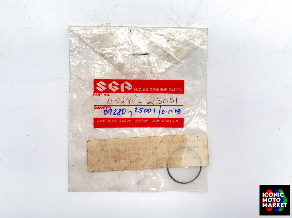 Suzuki RG500, GSX-R750R, GSX-R1100 - O-Ring, Transmission (D:1, ID: 24.5). NOS (OEM) #09280-25001