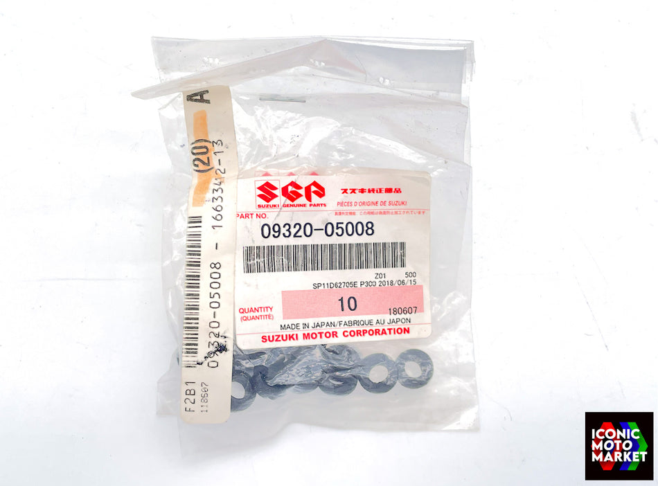 Suzuki RG500, RG250, RG125, GSX-R750 - Cushion, 10 Pack. NOS (OEM) #09320-05008