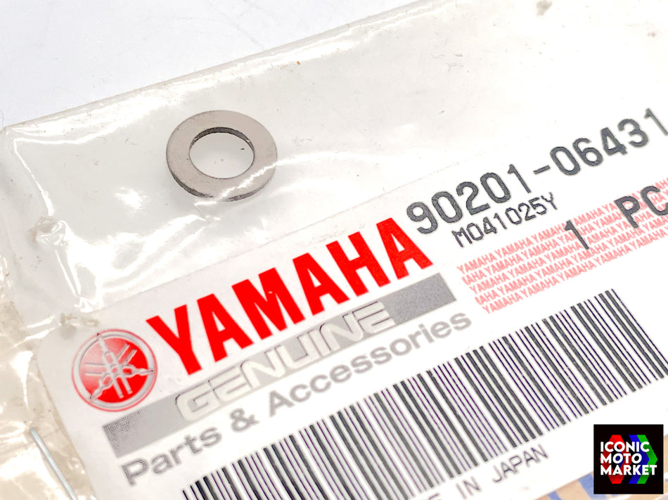 Yamaha YZF-R1, FZ1, MT01 - Washer, Plate (371). NOS (OEM) #90201-06431