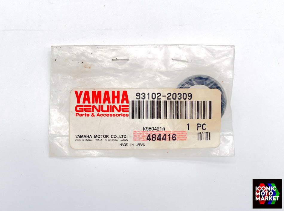Yamaha RD500, RD125, YZ250 - Oil Seal (25Y), Starter. NOS (OEM) #93102-20309
