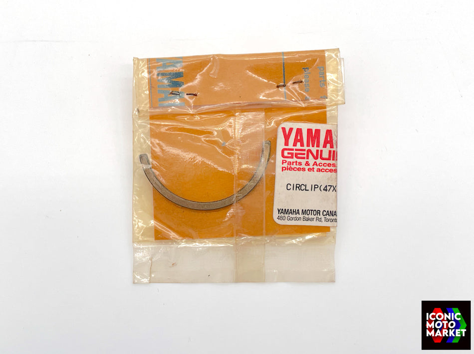 Yamaha RD500 (1985-1987) Circlip (47X), Crankshaft. NOS (OEM) #93410-40069-00