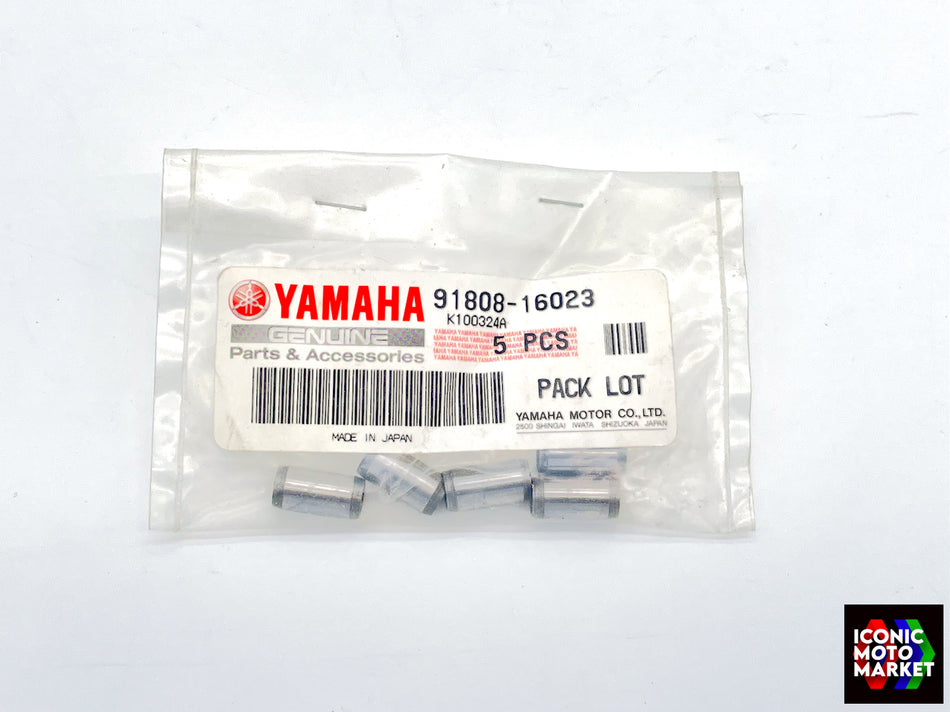 Yamaha YZF-R1, FJR1300, XJR1300SP - Pin, Dowel (3XW) - 5 Pack. NOS (OEM) #91808-16023