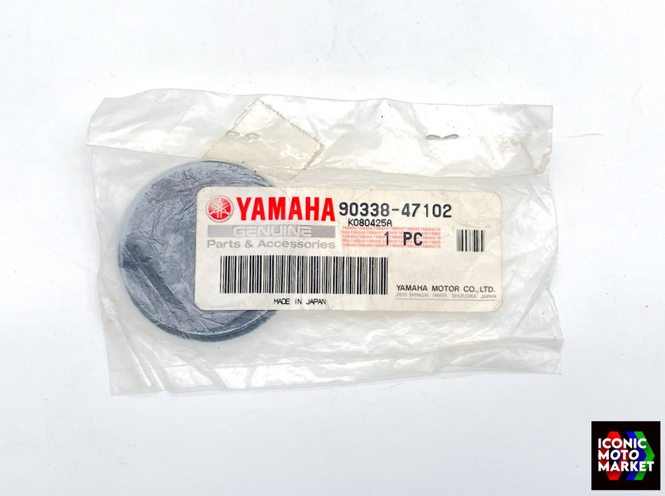 Yamaha RD500 (1985-1987) Plug, Crank End Bung. NOS (OEM) #90338-47102