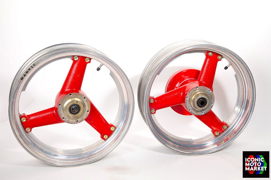 Ducati 750 F1 Montjuich (1985-1986) Marvic Akront, 16" Wheels Set. (OEM) #037777155