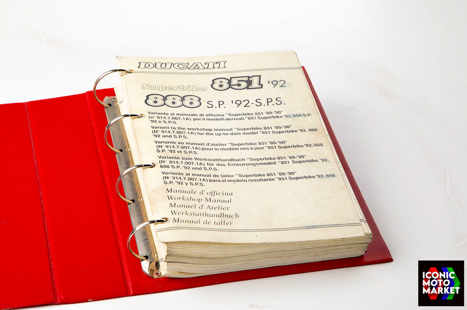 Ducati 851, 888 - Workshop Manual. (OEM) #DUC_WKM-CE1