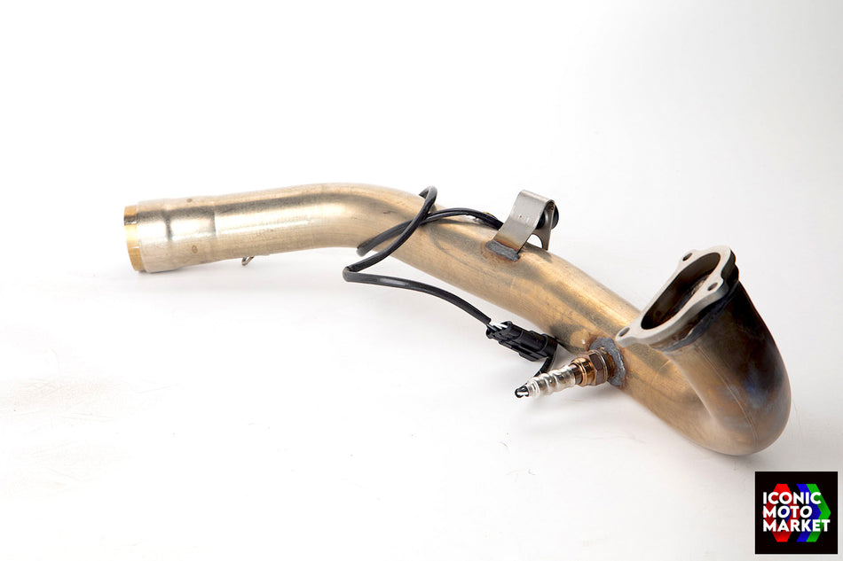 Ducati 1098, 848 - Horizontal Head Exhaust Pipe. (OEM) #57012612A