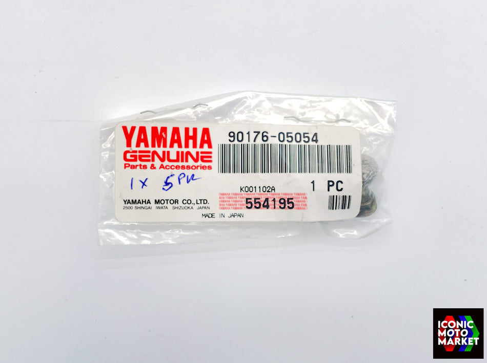 Yamaha RD500, YZF-R6, WR250 - Nut, Crown. (47X) 5 Pack. NOS (OEM) #90176-05054