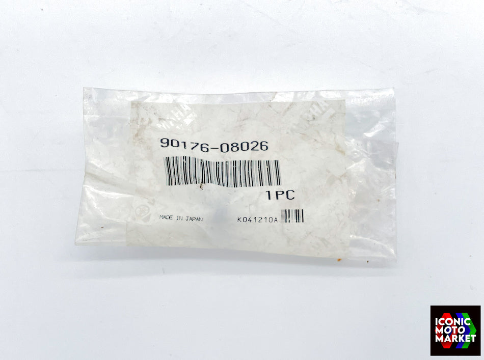 Yamaha YZ250, YZ125, FJR1300, YP250 - Nut, Crown. (4G0). NOS (OEM) #90176-08026