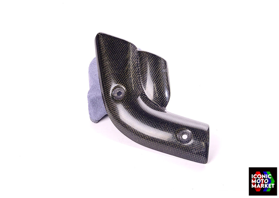 Ducati 998R (2002) CF Heat Shield, for Exhaust. (OEM) #46010641C