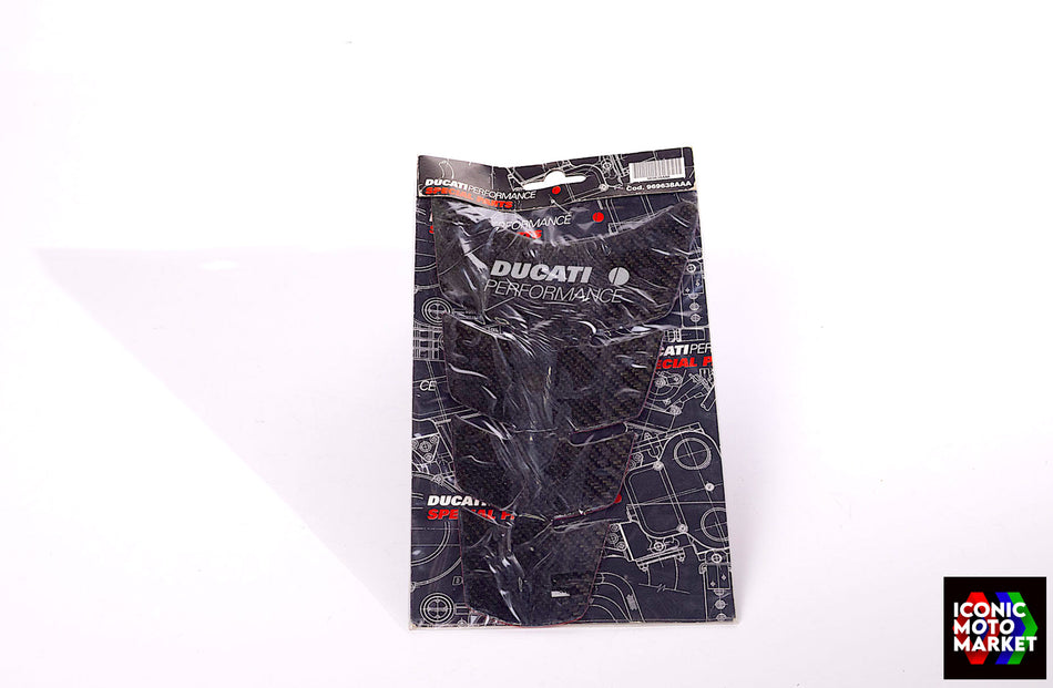 Ducati 998, 996, 916, 748 - Carbon Tank Protector. NOS. (OEM) #969638AAA