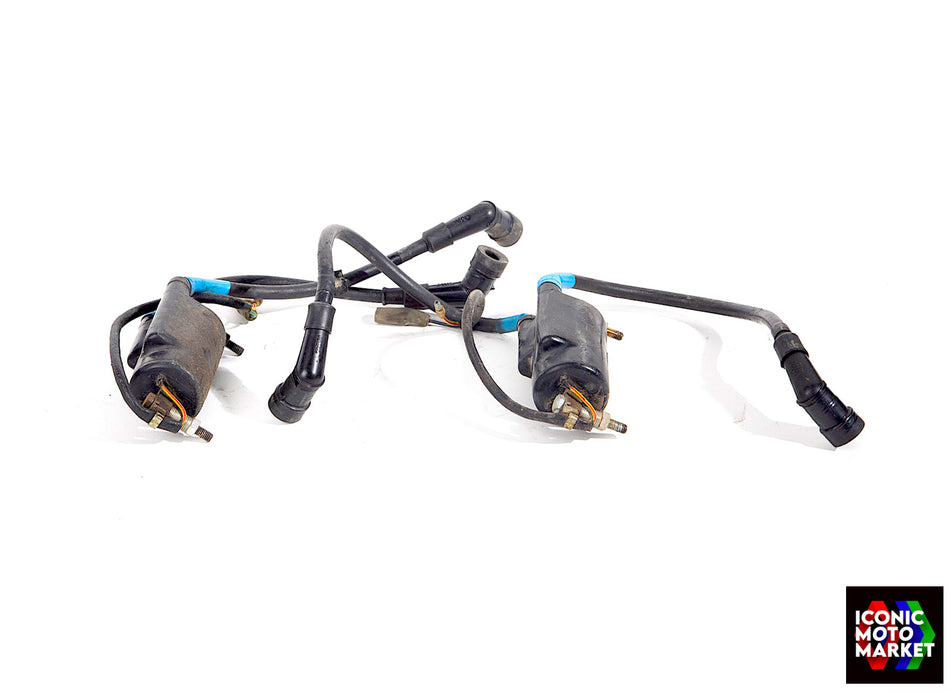 Kawasaki KZ1000 Ltd. (1977-1980) Ignition Coils, Plugs Assy. (OEM) #211211013_211211014