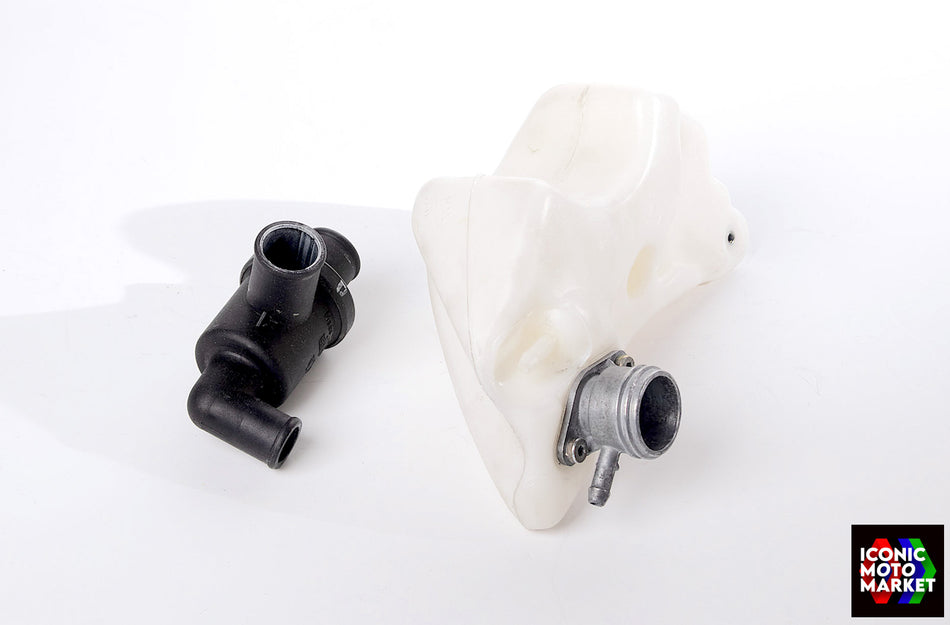Ducati 998, 996, 916, 748 - Coolant Expansion Tank & Thermo Switch. (OEM) #58510111A