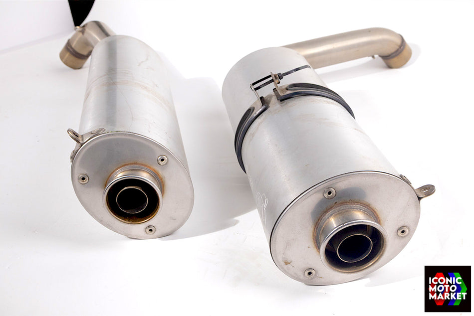 Ducati 998 (2002, 2004) Termignoni Silencers, RH/LH Set. (OEM) #57310511B