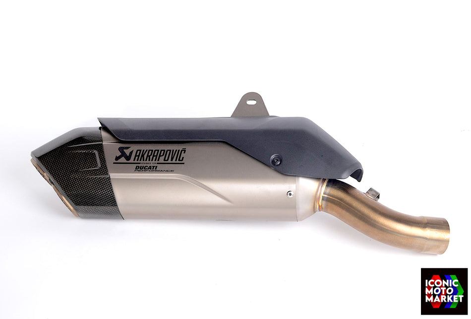 Ducati Multistrada V4 (2021-2025) Akrapovic Exhaust Silencer. (OEM) #57315921A
