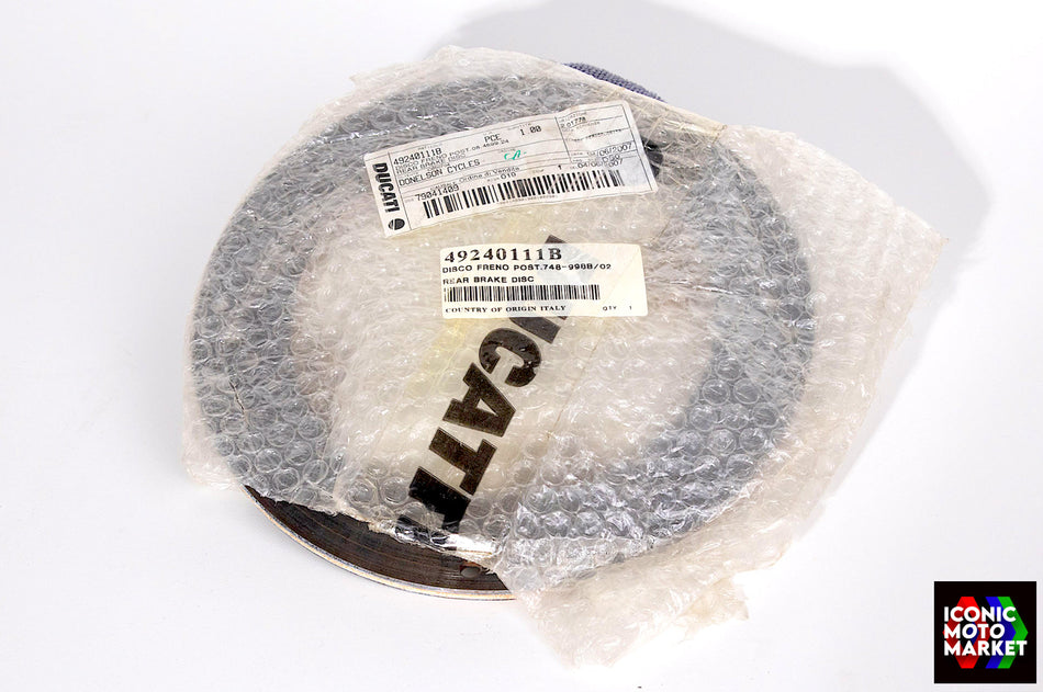 Ducati 916, 996, 998, 748, MH900e - Rear Brake Disc. (OEM) #49240111B