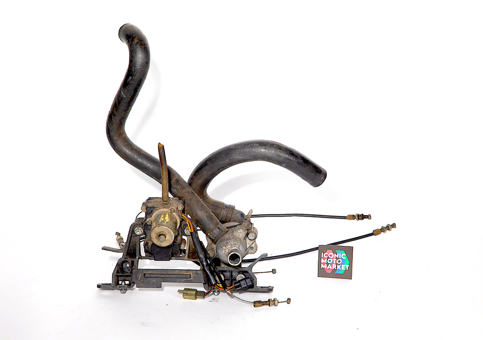 Aprilia RS250 (1998-2003) Power Valve Actuator w/ Cables. (OEM) #AP8600027